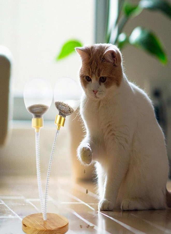 KittuPet لعبة كيتوبيت للقطط، لعبة للقطط للتسلية الذاتية، لعبة للقطط الصغيرة، لعبة ذكاء، قطة خشبية، لعبة ذكاء للقطط، ألعاب، لعبة طعام، ألعاب للقطط - Image 5